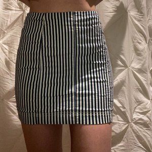 Vertical Striped Skirt
